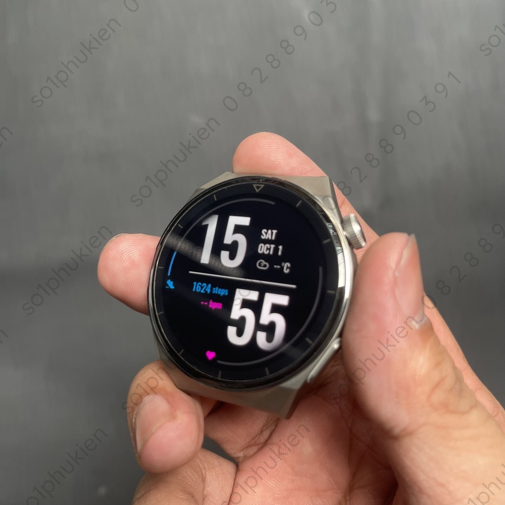 Miếng dán màn hình cường lực màn hình Huawei GT 3 (46mm) / GT 3 pro (46mm) trong suốt chống bể