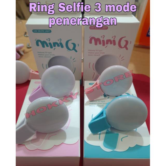 Đèn Led Tròn 3 Chế Độ Mini / Q Hỗ Trợ Chụp Ảnh Selfie