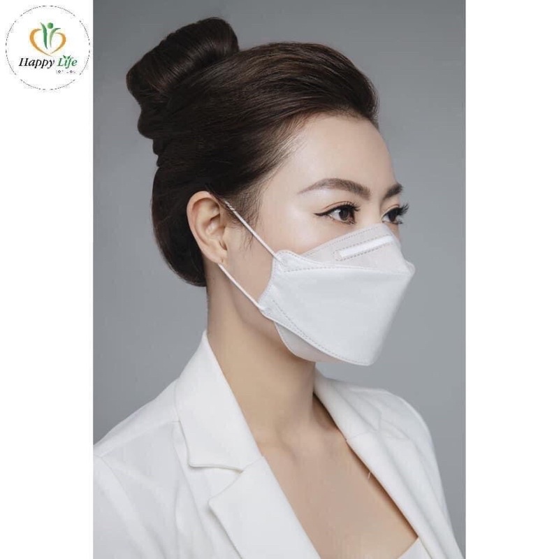 Khẩu trang y tế 4D mask model KF94 4 lớp Kháng Khuẩn An toàn chống dịch Thời Trang ( Gói 5 chiếc ) - AN TÂM