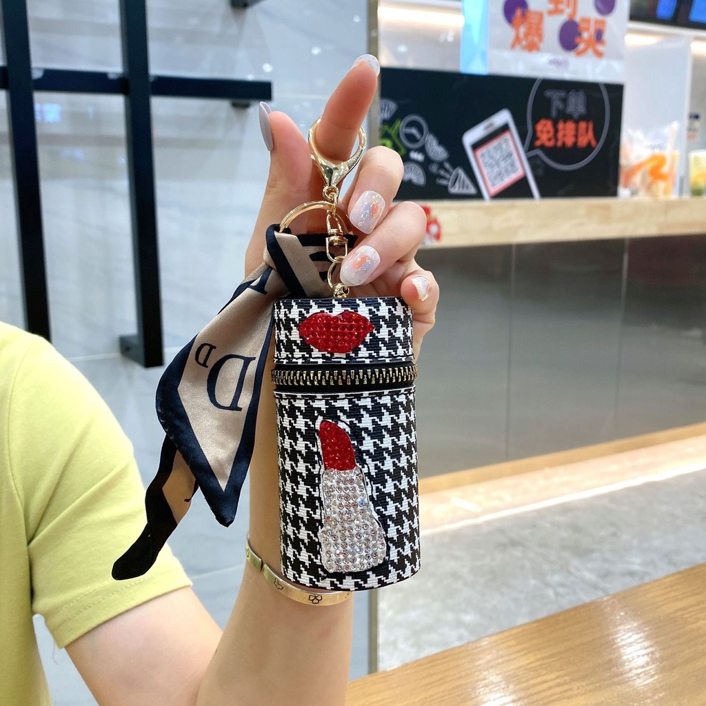 Hàng Mới Về Mới Túi Đựng Tiền Xu / Tai Nghe Đính Kim Cương Giả