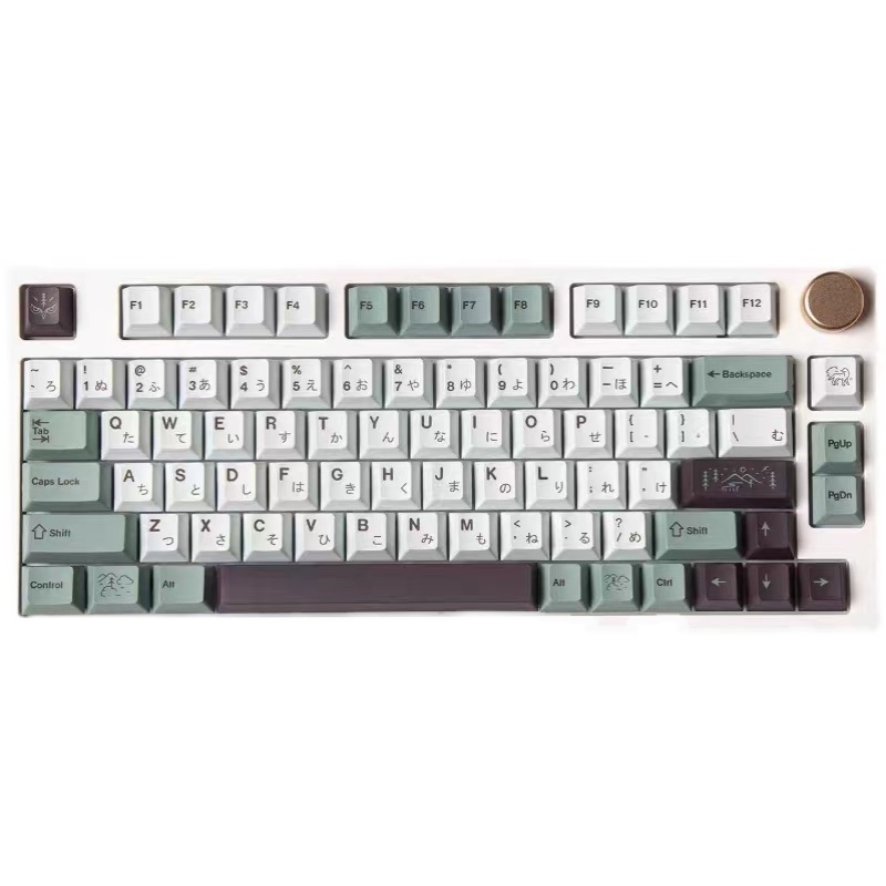 Misty Keycap Cherry Profile PBT Dye-Sublimation Bàn phím cơ Keycap Keycap cá nhân hóa 141 Phím