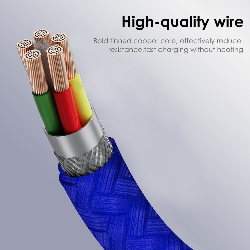 Dây Cáp Sạc Nhanh 1.5M 5A Micro USB Type-C Cho Tất Cả Các Dòng Điện Thoại Thông Minh