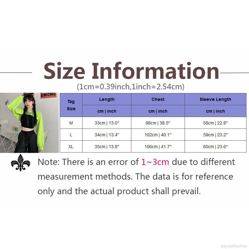 [Baywellfashion]Áo Hoodie Lửng Dài Tay Phong Cách Năng Động Trẻ Trung Dành Cho Nữ | BigBuy360 - bigbuy360.vn