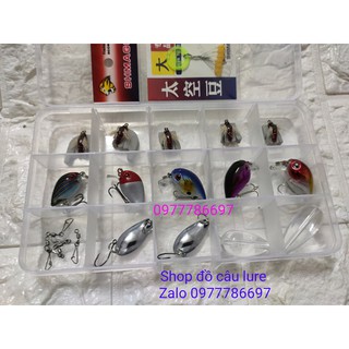 combo bộp mồi lure cá rô phi cá lóc cá mương