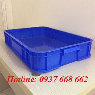 Thùng nhựa đặc Ha007 - Kt: 610x420x150 mm