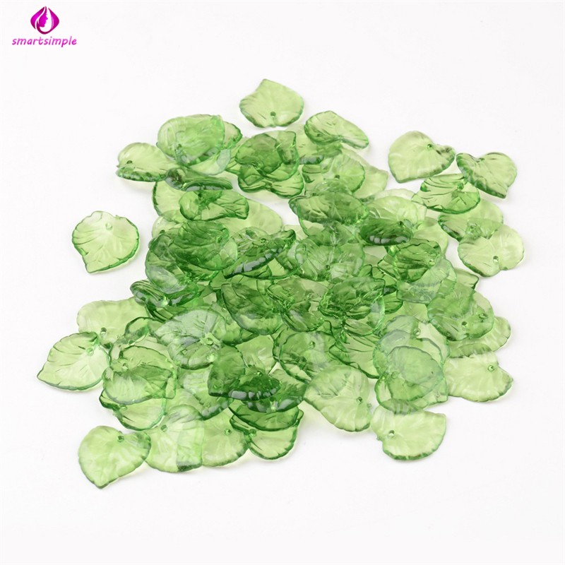 Set 100 Móc Khóa Hình Chiếc Lá Xinh Xắn