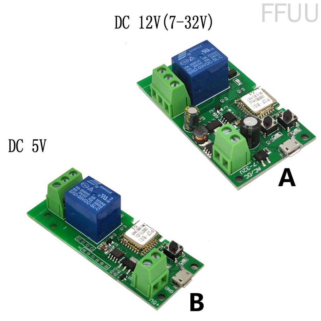 Công Tắc Tự Khóa Dc12V Wifi Thông Minh 12v