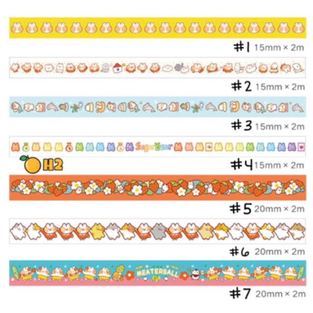 Cuộn băng dính decor