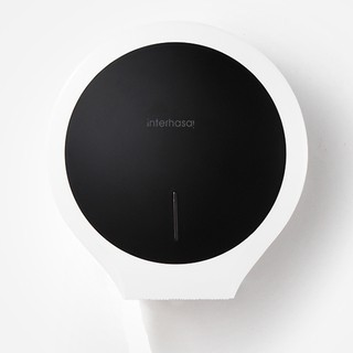 Hộp đựng giấy vệ sinh cuận lớn: interhasa :HSD-E1008 Đen