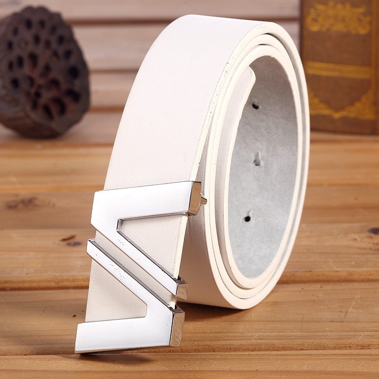 Thắt lưng nam, dây nịt nam khóa đinh mặt chữ V thời trang trẻ trung phong cách Hàn Quốc