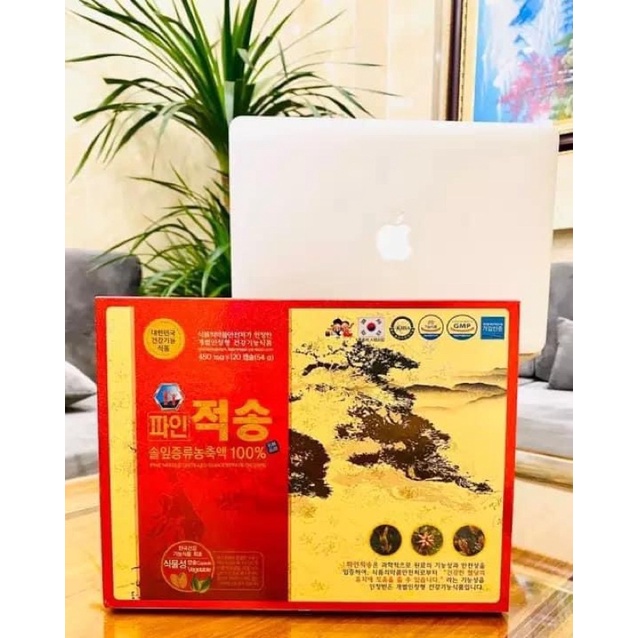 Tinh Dầu Thông Đỏ Chính Phủ Hàn Quốc Pine Jeok Song Gold 120 Viên