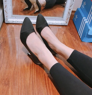 SALE Giày da mờ mũi bọc(k hộp)