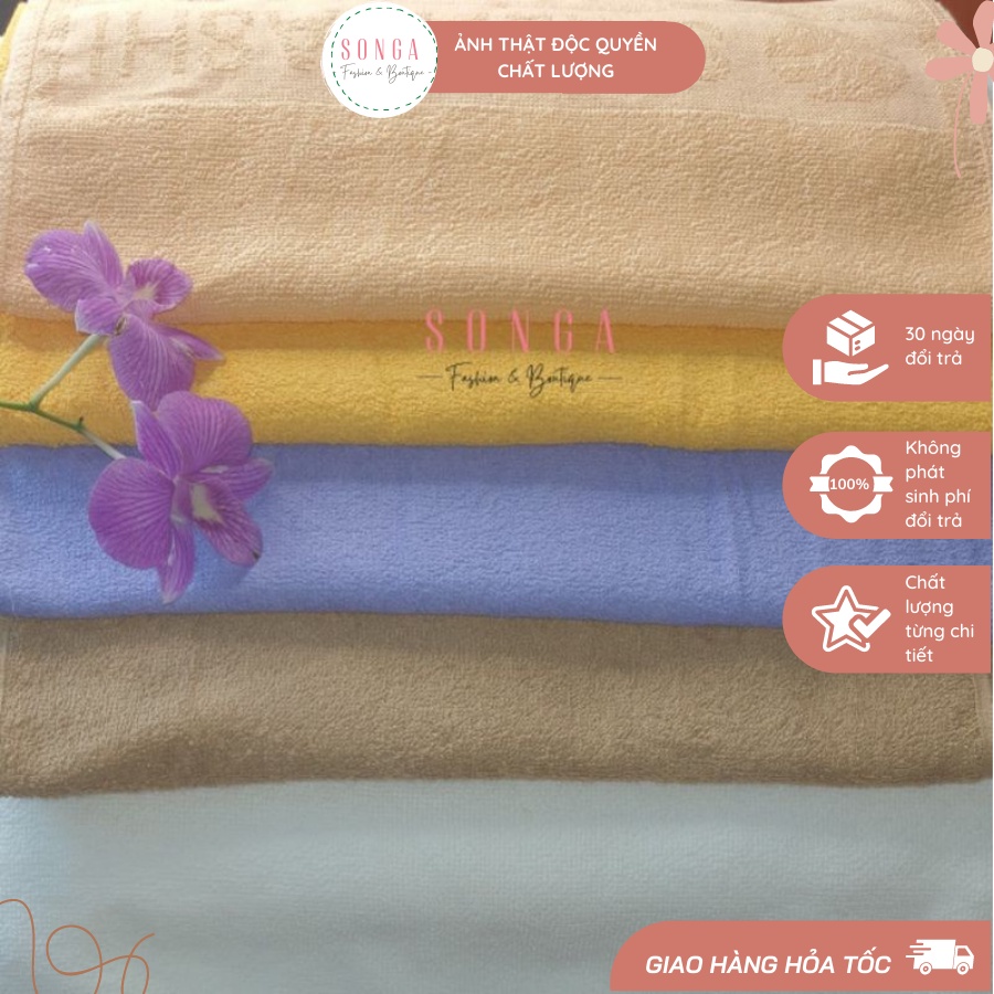 Khăn Mặt ,Quấn Đầu,Gội,Tiệm Tóc,Đủ Màu,Size 34x80,75g,Đủ Dầy-SongA