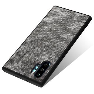 For Samsung Galaxy Note 10 Case Luxury Soft TPU edge+Cloth texture protective Back Cover Case
