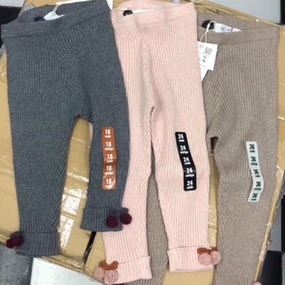 quần legging len bé gái