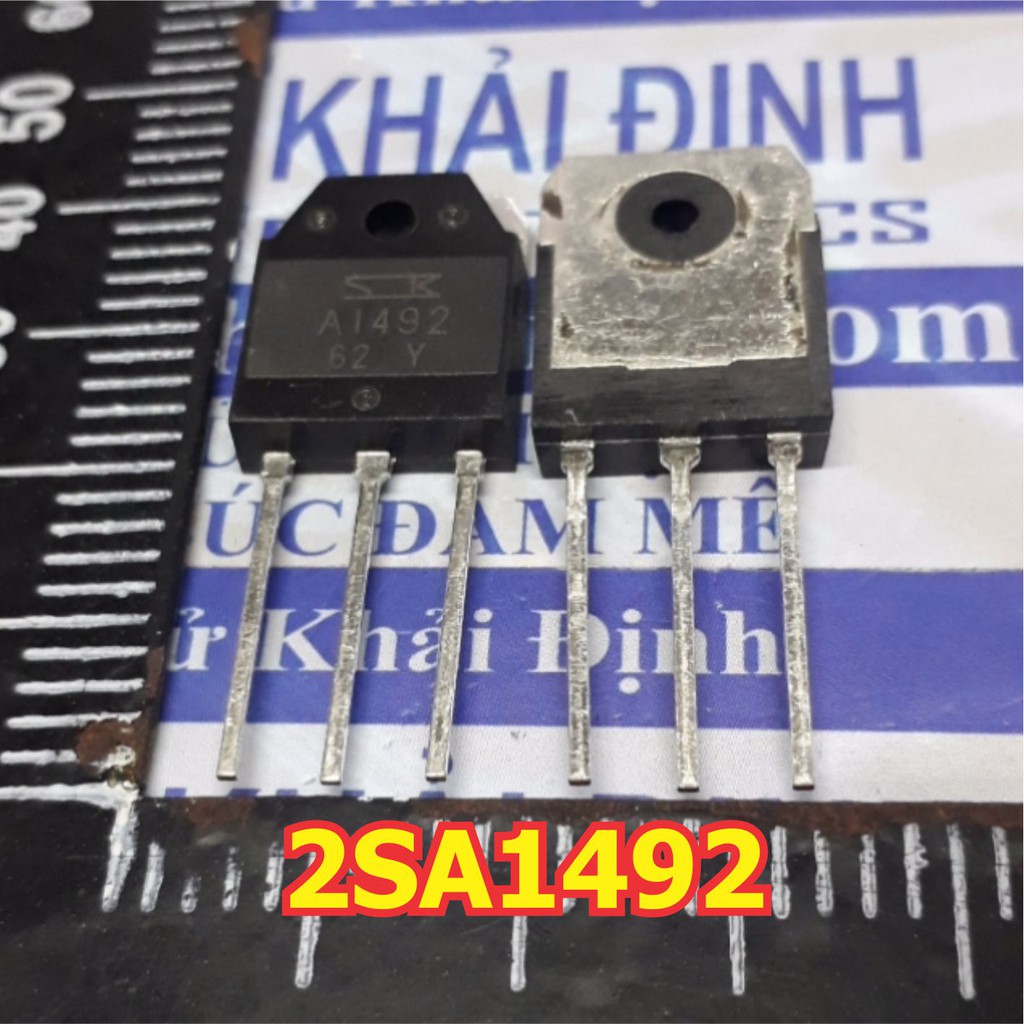 2 con 2SA1492 A1492 PNP transistor 180V 15A 130W TO-3P, transistor âm ly, cục đẩy... kde5347