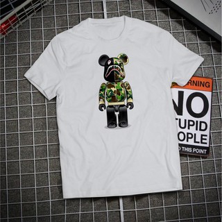 Áo Bearbrick x Bape xanh lá