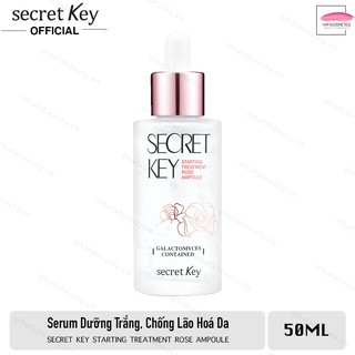 Tinh Chất Dưỡng Trắng Da Secret Key Starting Treatment Rose Ampoule 50Ml