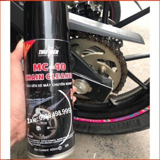 [Free Ship] Chai xịt rửa sên THUNDER MC-40 CHAIN LUBE 400ml