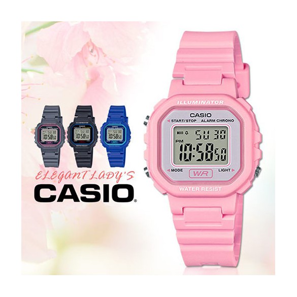 Đồng Hồ Casio Nữ Dây Nhựa STANDARD LA-20WH-4A1 Chính Hãng