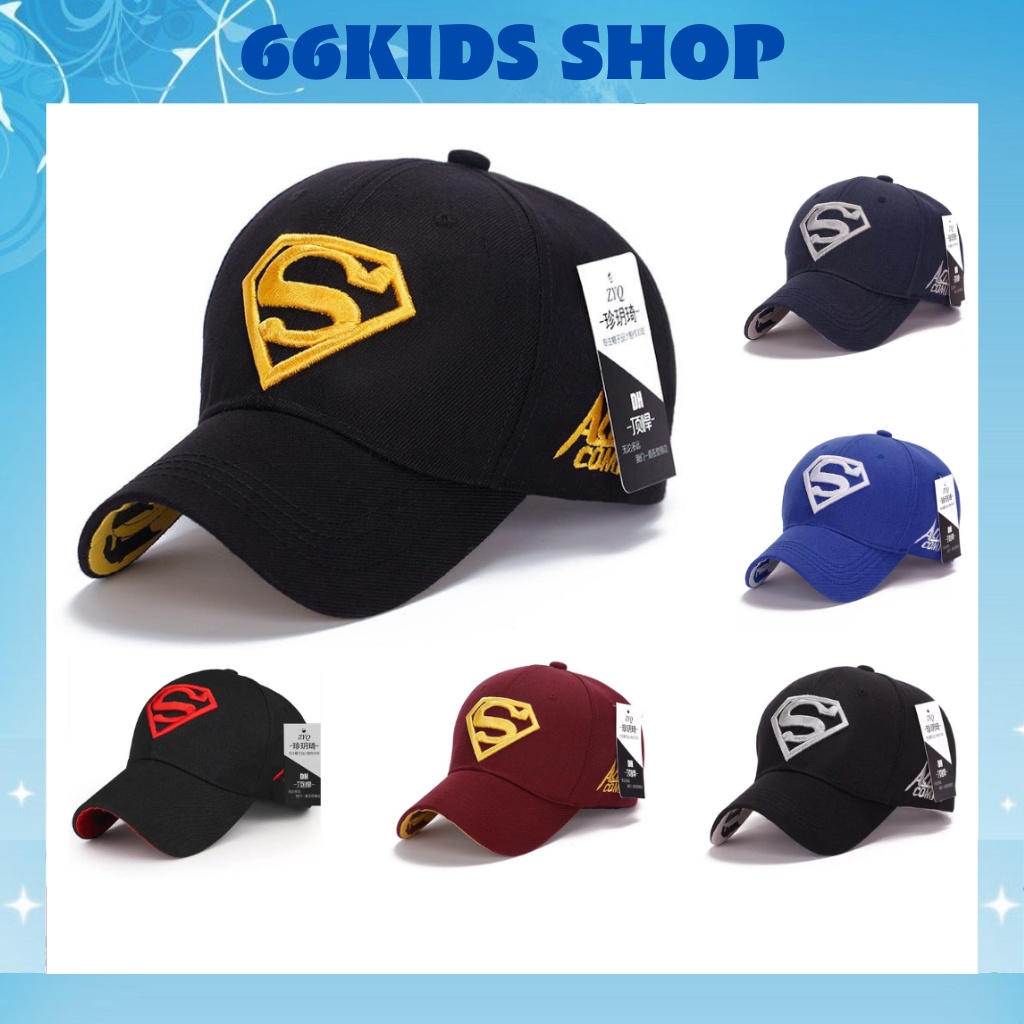 Mũ lưỡi trai nam nữ thêu nổi chữ S cực đẹp phong cách Hàn Quốc thời trang giá rẻ 66KIDS SHOP