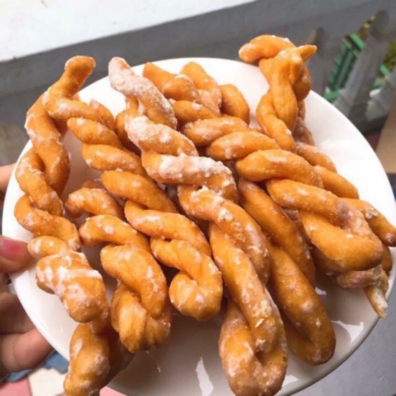 Sỉ tận kho 500gr quẩy xoắn đường giòn thơm ngon ngon