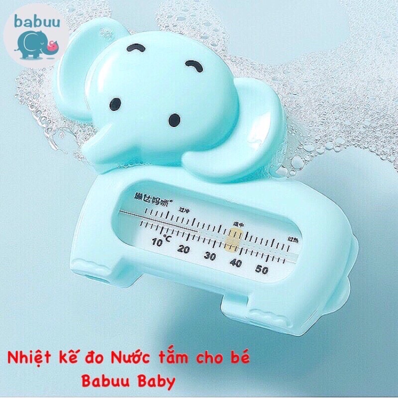 Nhiệt kế đo nước tắm Babuu Nhật Bản hình chú voi cho bé