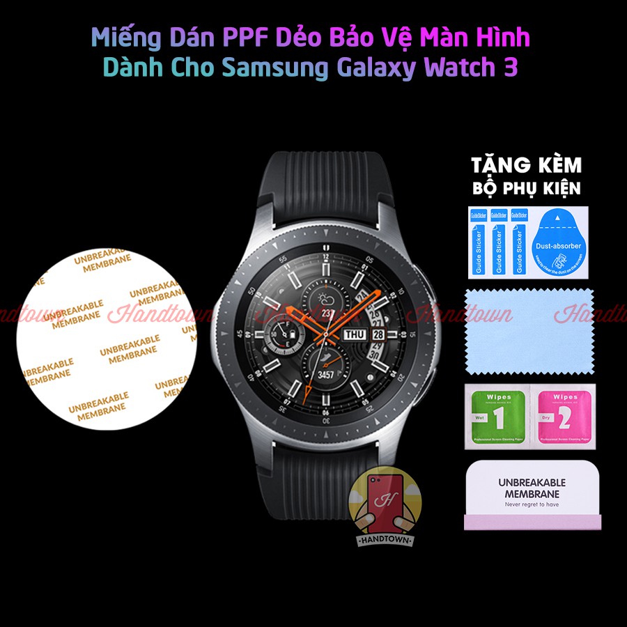 Miếng Dán Màn Hình Mặt Trước TPU Dẻo PPF Dành Cho đồng hồ Samsung Galaxy Watch 3 41 45 Chống Va Đập của Cường Lực Chưa