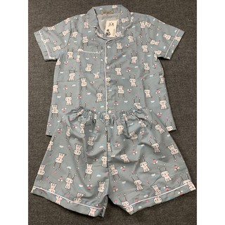 Bộ pijama cộc kate thái hình cao cấp mẫu 8 hàng loại 1
