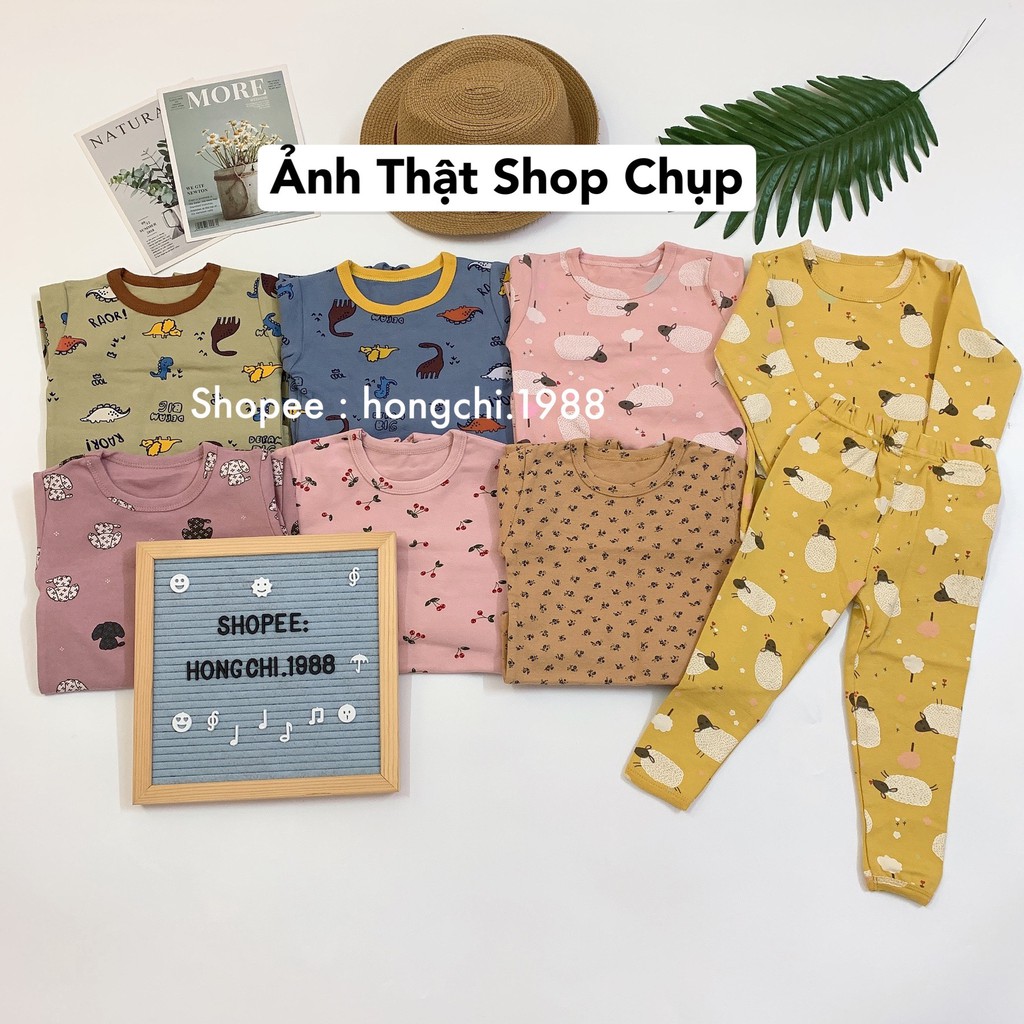 Quần Áo Trẻ Em - Đồ Bộ Bé Gái/ Bé Trai Thu Đông Dài Tay - Hàng Trung Quốc Ambb Kids 1-7 tuổi (có clip, ảnh thật)