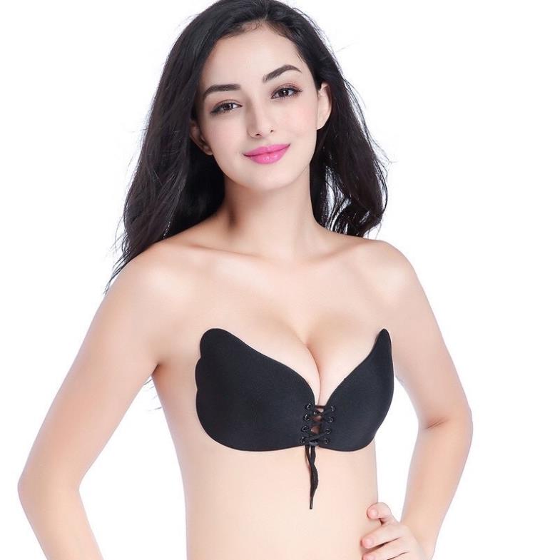 Áo Dán Ngực Hình Cánh Tiên Có Dây Rút Tạo Khe Siêu Đẹp - LADY