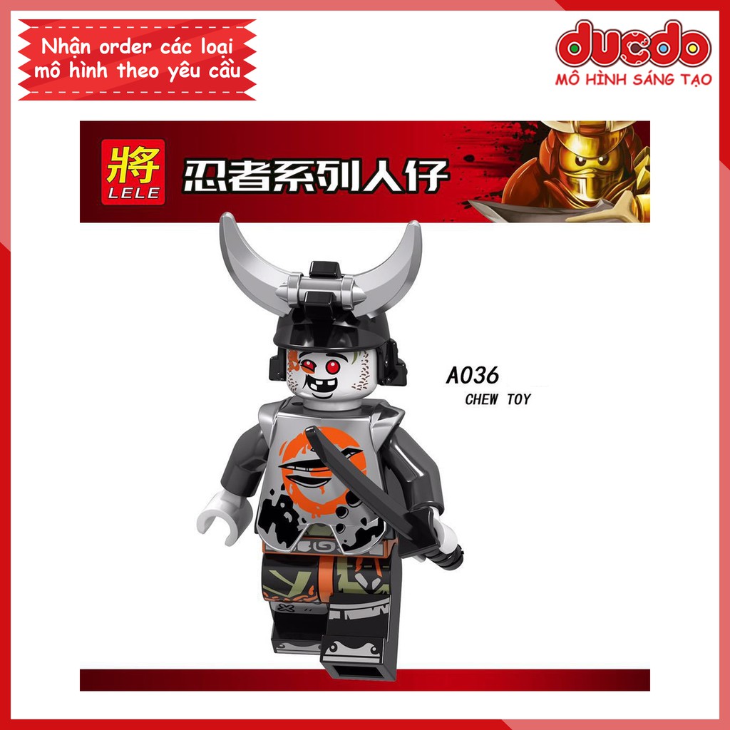 Minifigures các nhân vật Ninjago tuyệt đẹp - Đồ chơi Lắp ghép Xếp hình Mini Ninja LeLe A033 - A040