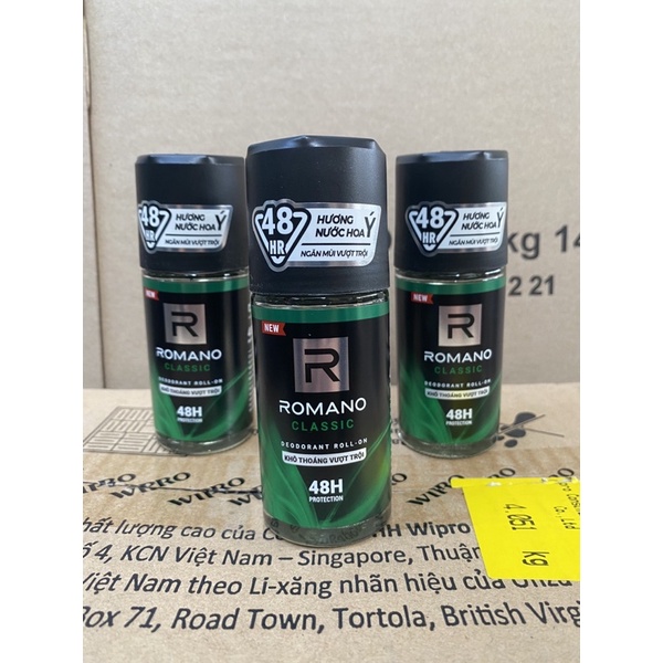 Lăn khử mùi Romano Classic 50ml