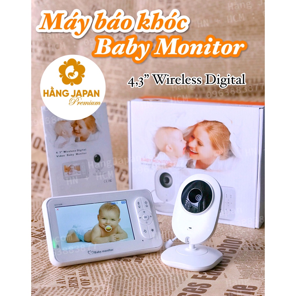 Máy báo khóc Baby Monitor Pro 2021 Corky baby MBK801/MBK601/MBK03