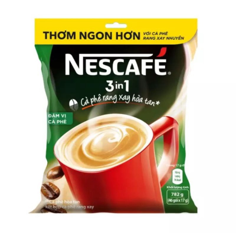 combo 2 bịch cafe nestle sữa xanh (46 gói * 17g)