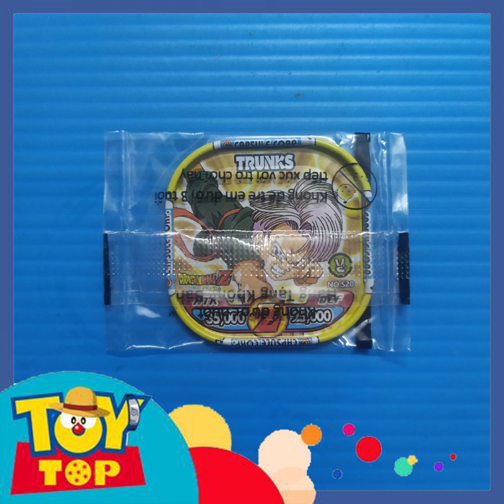 Thẻ bài Toonies Dragon Ball Z dạng xu thiếc leng keng - Thẻ vuông còn seal