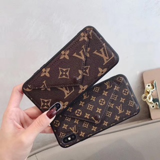 Ốp Điện Thoại Iphone LV Kèm Ví Tiện Lợi
