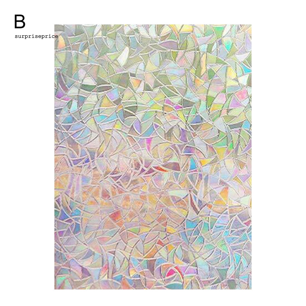 Miếng Dán Cửa Kính 2 Kích Cỡ Chống Cháy Nổ Không Cần Keo Dành Cho Gia Đình