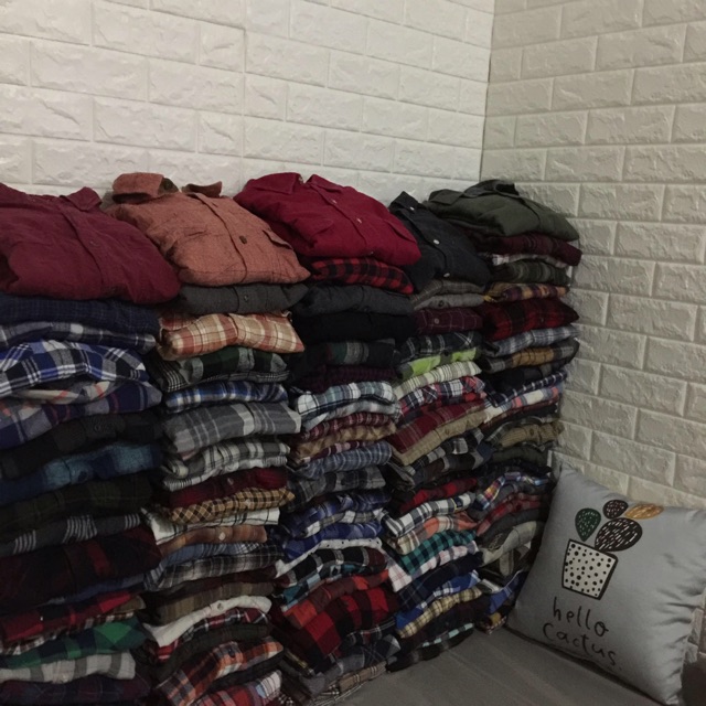SƠ MI FLANNEL SI SIZE L (Nhắn shop để chọn mẫu) | BigBuy360 - bigbuy360.vn