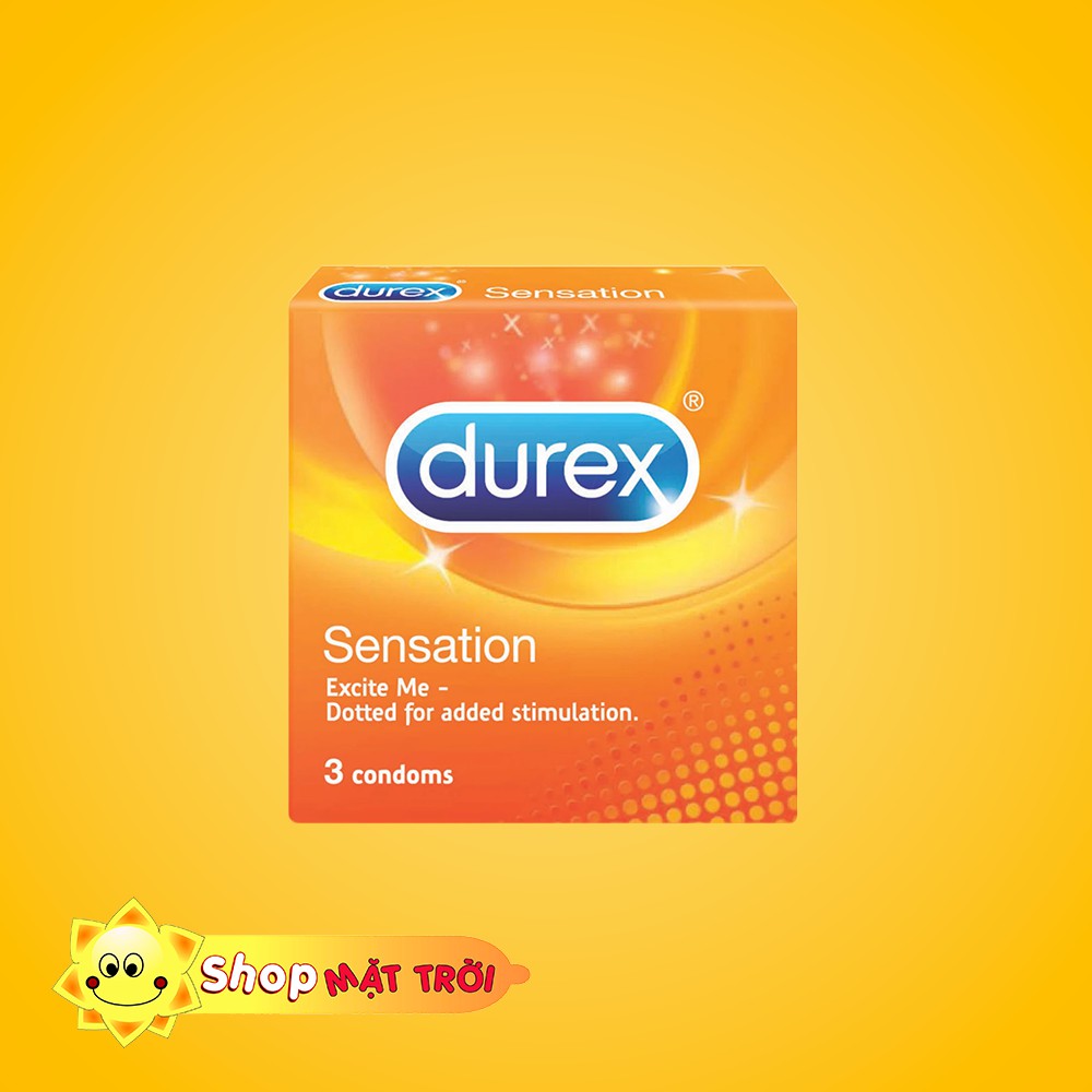 BAO CAO SU DUREX SENSATION GAI ( HỘP 3 CÁI)