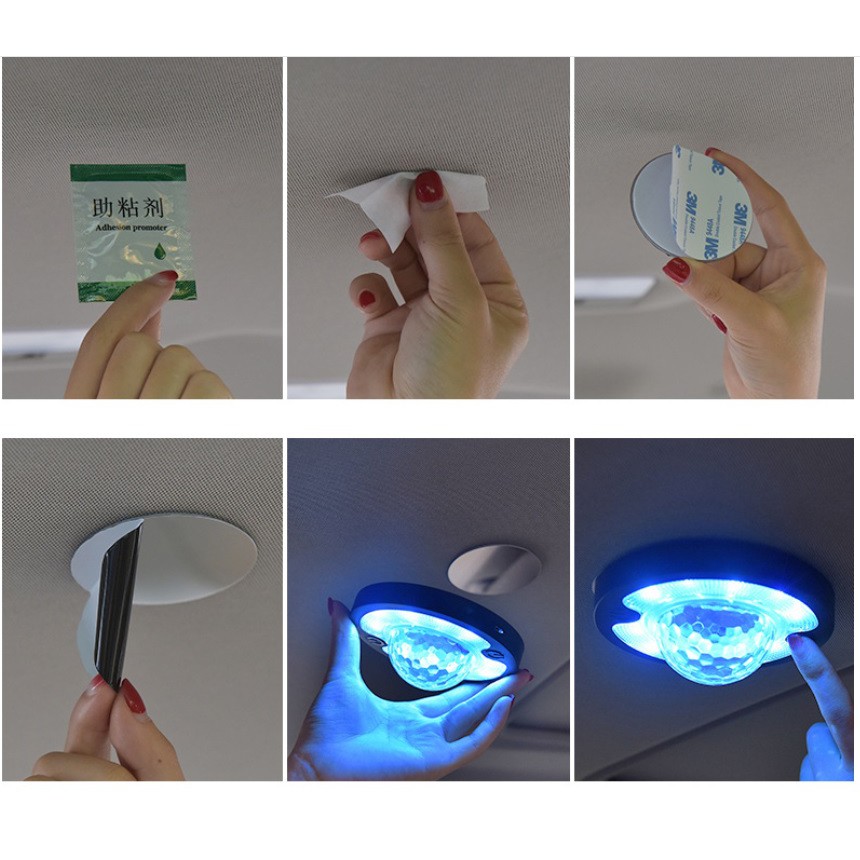 Đèn Led đổi màu, led chớp nháy gắn trần oto, xe hơi, phòng ngủ