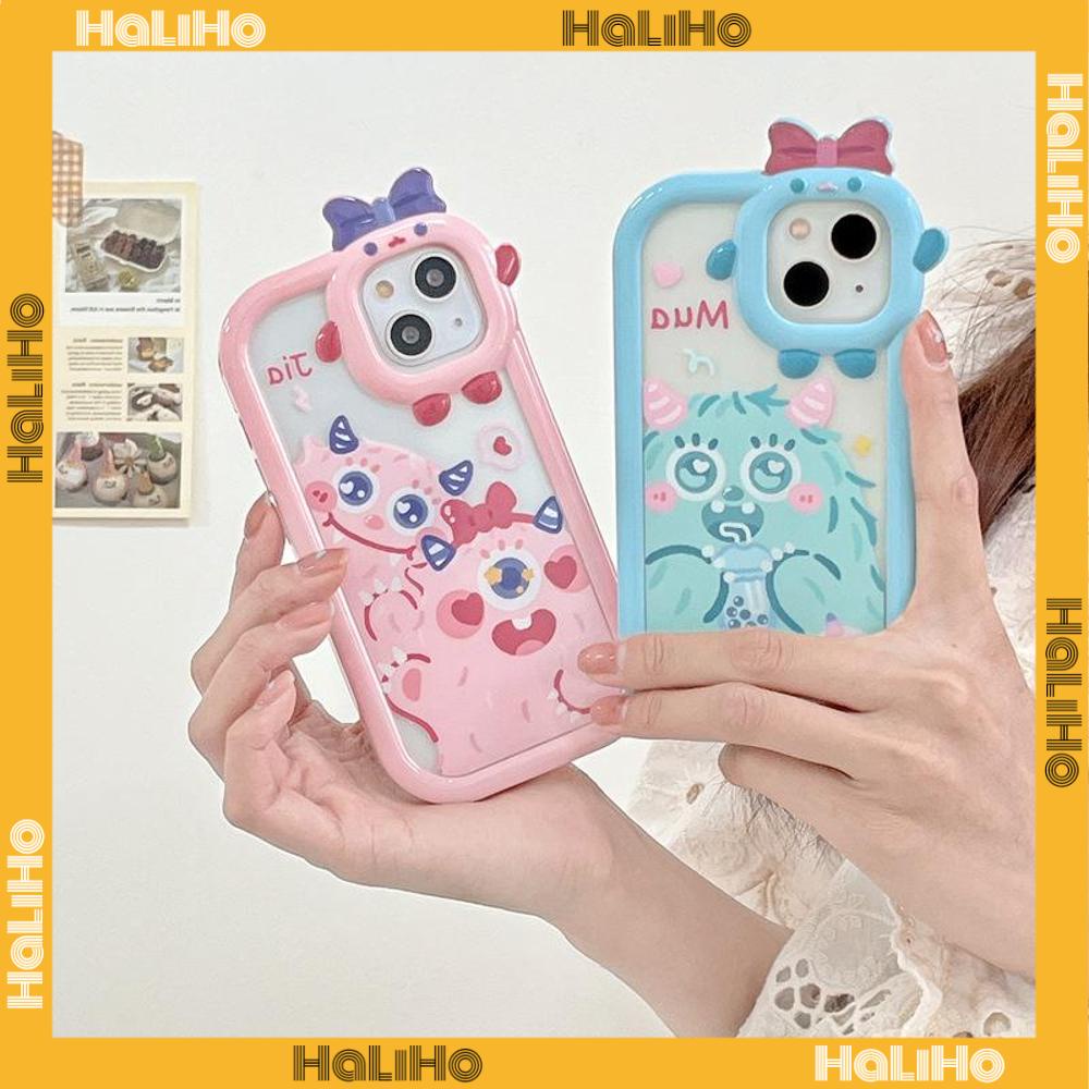 iPhone Case Silicone Soft Case Clear Case Airbag Shockproof Protection Camera Shiny Feeling Monster Cartoon Compatible For iPhone 11 Pro Max 13 Pro Max 12 Pro Max 7Plus xr XS Max