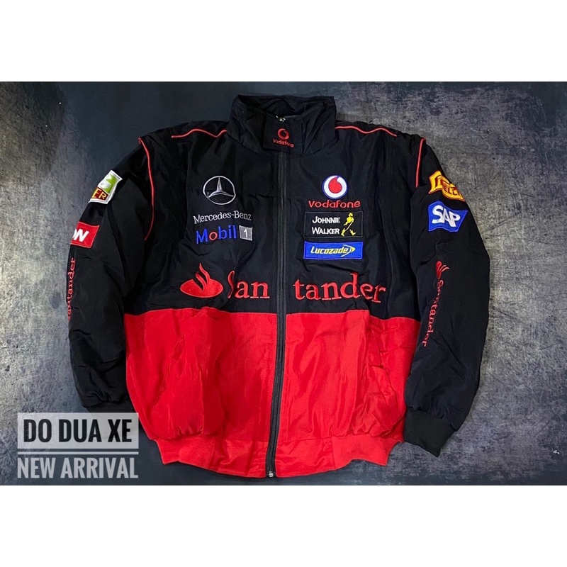 Áo khoác _ áo gió đua xe F1 Mercedes