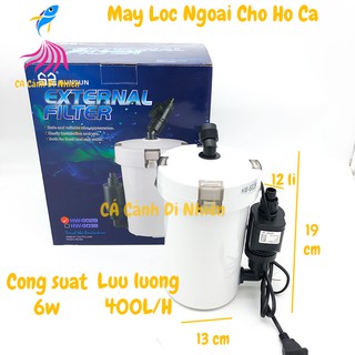 Máy lọc ngoài bể cá 6W Sunsun HW-602B - Lọc thùng cho hồ cá cảnh HW602B