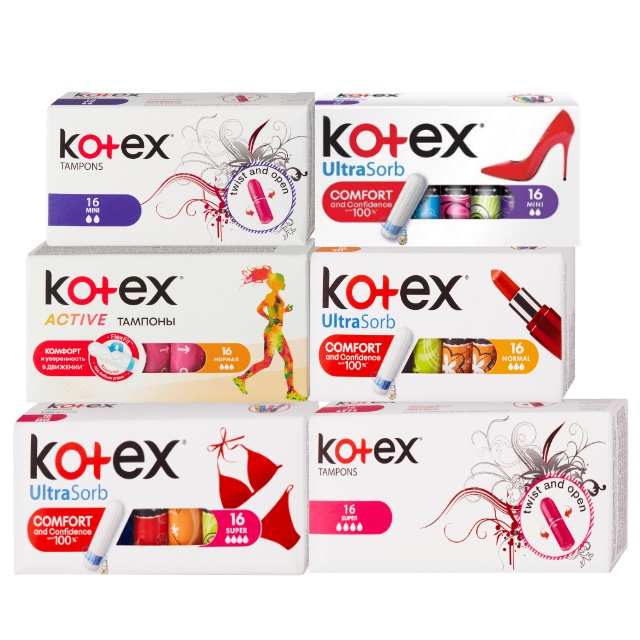 Băng Vệ Sinh Tampon Kotex Nhập Khẩu Châu Âu