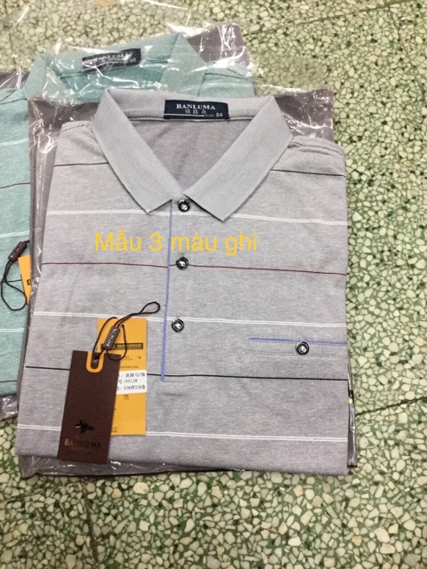 Áo Phông Hè Cao Cấp Nam Trung Niên nhiều mẫu có size to