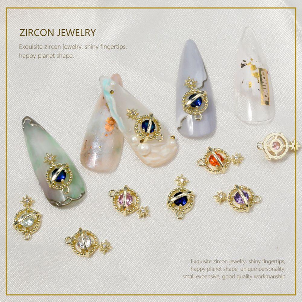 OCEANMAP Đá Đính Móng Tay Lấp Lánh Sang Trọng Phong Cách Nhật Bản DIY