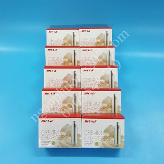 10 Hộp gas N20 Mosa dùng cho bình xịt kem tươi