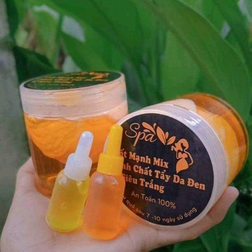 KEM.BODY CỐT Ủ SPA MẠNH MIX TINH CHẤT TẨY DA ĐEN SIÊU TRẮNG