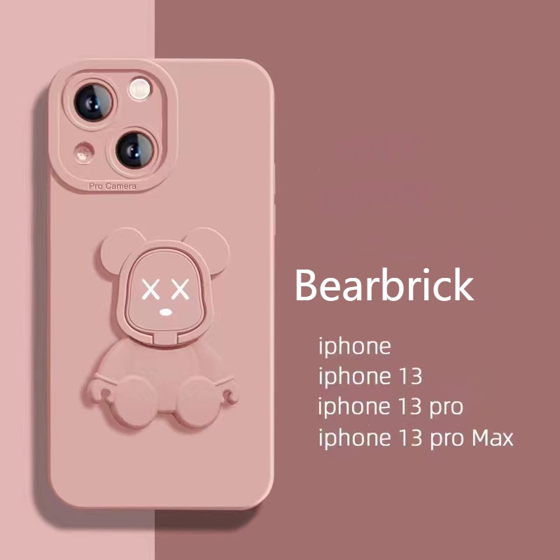 Ốp Điện Thoại Có Giá Đỡ Hình Gấu Cho iphone 13 Pro Max i13 13pro 11 Pro Max i11 iX XR Xs Max 12Pro 12 Pro Max